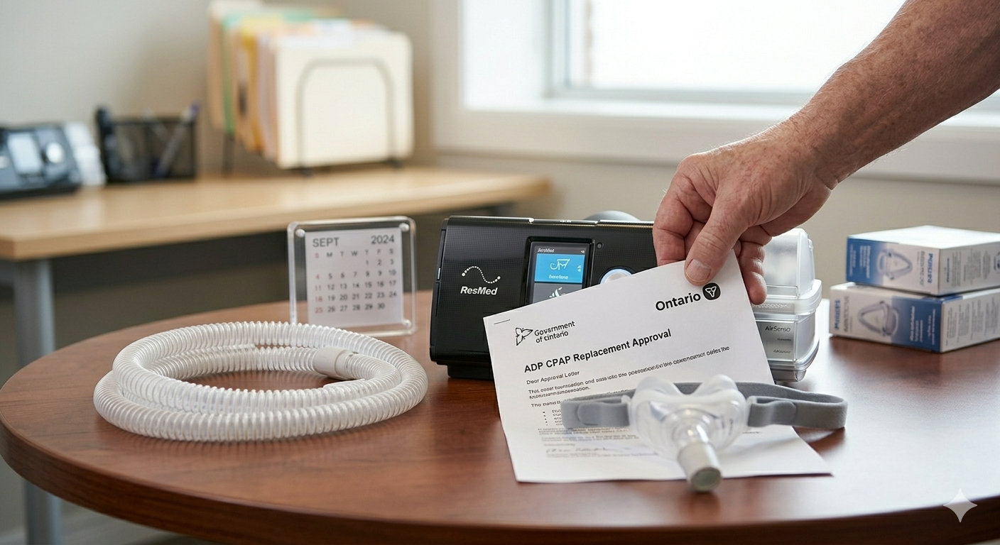 When to Apply for an ADP CPAP Replacement in Ontario