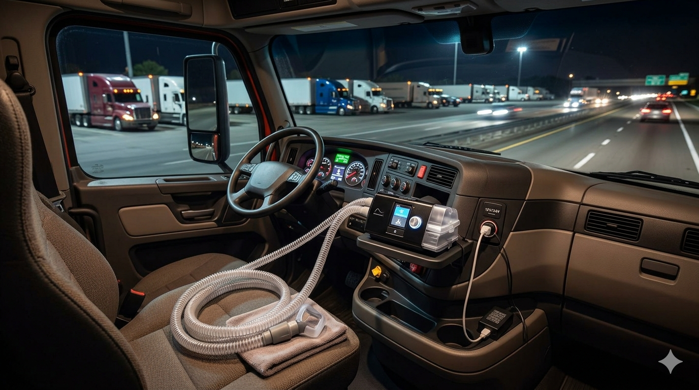 CPAP for Truckers: Keeping Therapy Running on the Road