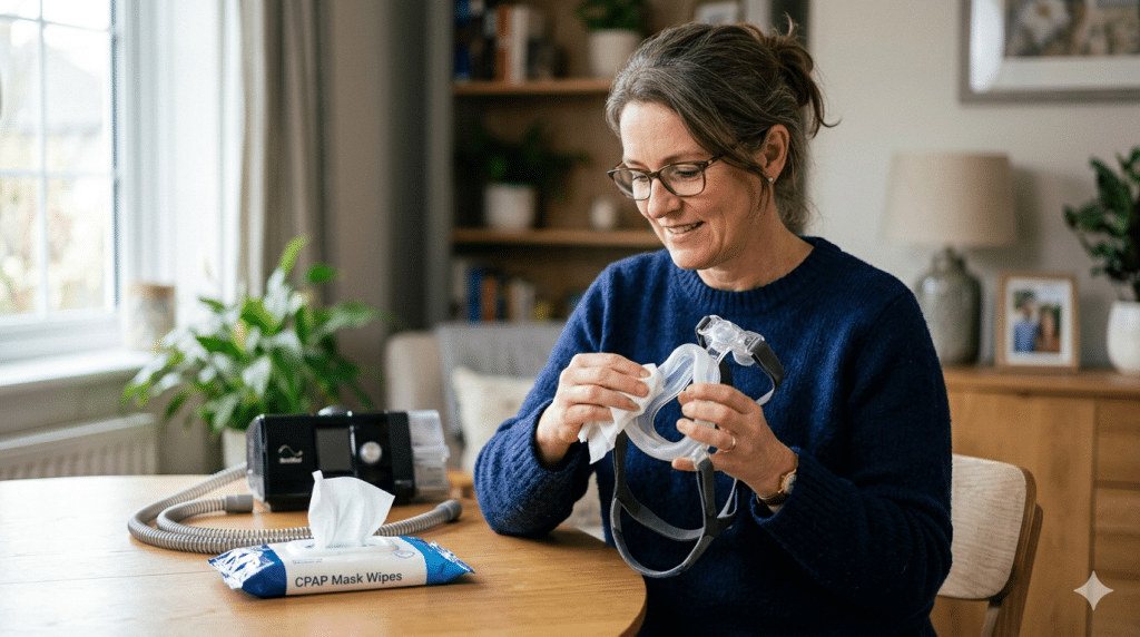 How to clean CPAP mask