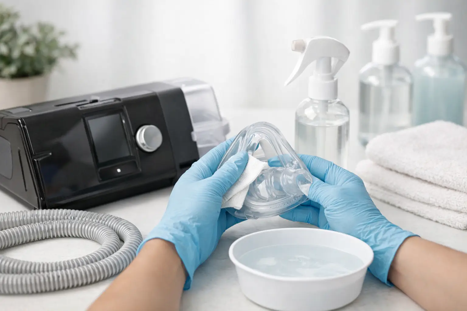 How to Disinfect CPAP Equipment the Safe Way